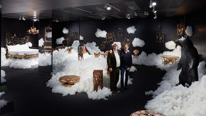 Inline Image - Manfredi della Gherardesca with Ben Brown at Les Lalannes 2022 | © Ben Brown Fine Arts, Photography by Tom Carter