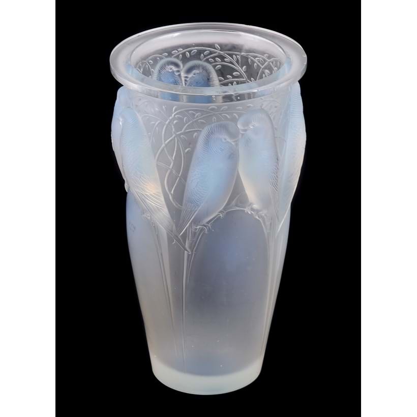 Inline Image - Lot 341: Lalique, Rene Lalique, Ceylan, an opalescent glass vase, second quarter 20th century | Est. £1,500-2,000 (+ fees)