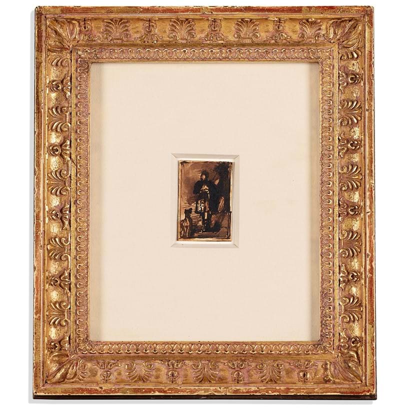 Inline Image - Lot 34: Sir David Wilkie (British 1785-1841), 'Study for Prince Augustus Frederick, The 8th Duke of Sussex', Pen and ink on paper | Est. £500-800 (+ fees)