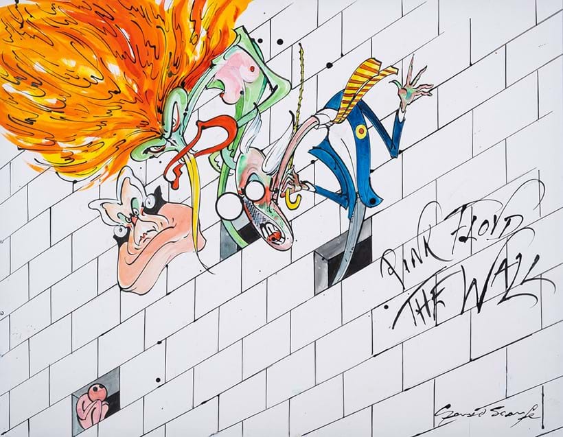 Inline Image - Lot 12: Gerald Scarfe (b.1936), 'Pink Floyd, The Wall: Mother, Wife, Teacher and Pink', Watercolour, pen and ink and pencil on paper, circa 1979 | Est. £6,000-8,000 (+ fees)