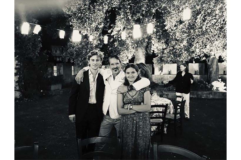 Inline Image - Count Manfredi della Gherardesca with his children, Count Aliotto and Countess Margherita | © Manfredi della Gherardesca Family Archive