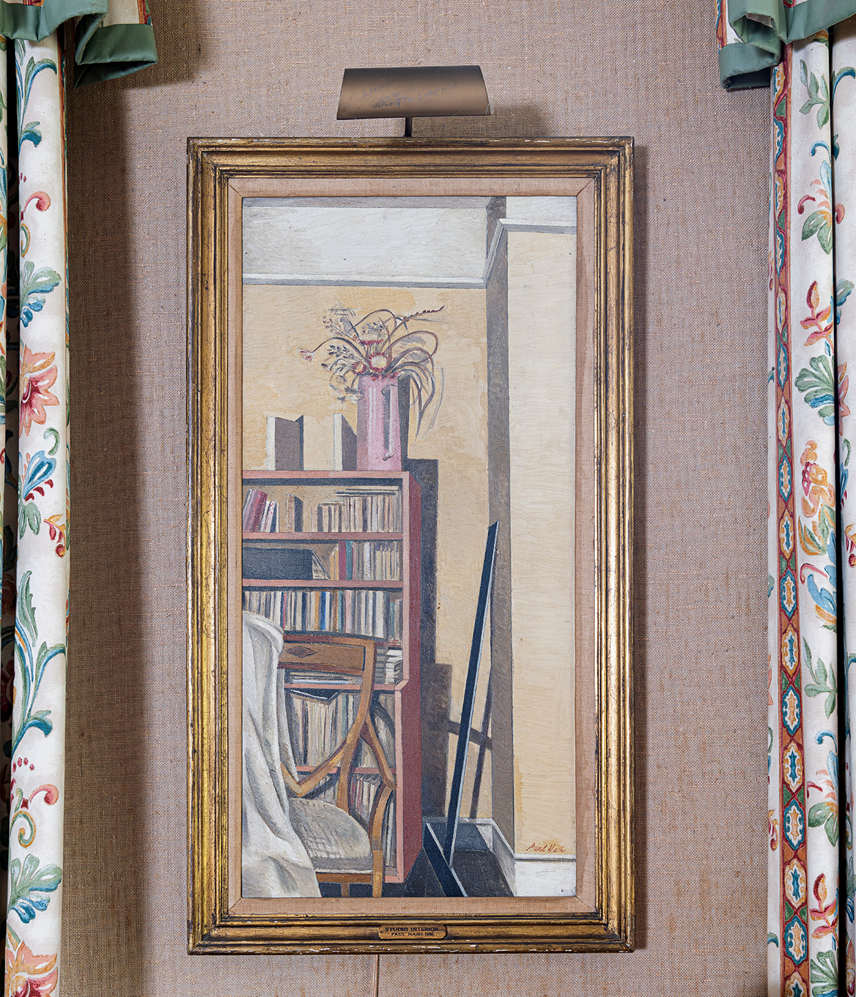 Inline Image - Lot 186: Paul Nash (British 1889-1946), 'Studio Interior', Oil on canvas | Est. £50,000-80,000 (+ fees)