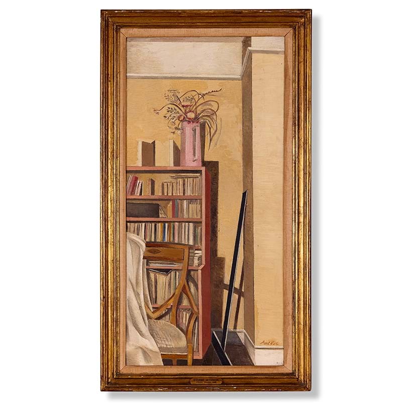 Inline Image - Lot 186: Paul Nash (British 1889-1946), 'Studio Interior', oil on canvas | Sold for £87,700