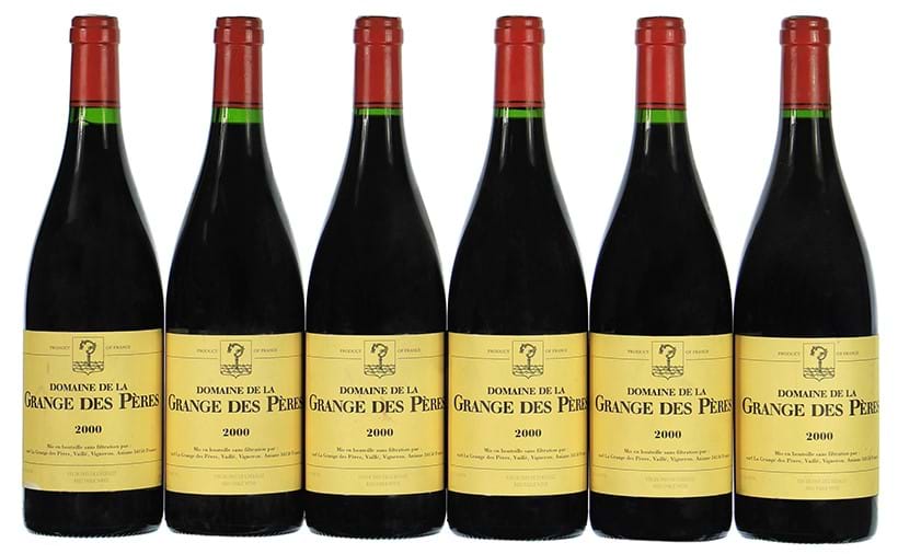 Inline Image - Lot 158: 2000 Grange Peres, Vdp Herault, Languedoc, 6x75cl | Est. £1,500-1,800 (+ fees)