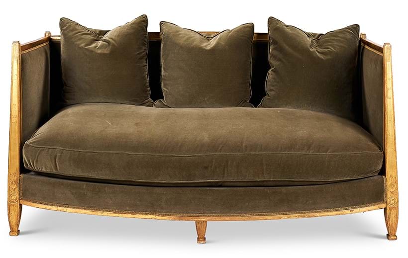 Inline Image - An Art Deco Giltwood Sofa, French, Circa 1930 | Sold for £9,450