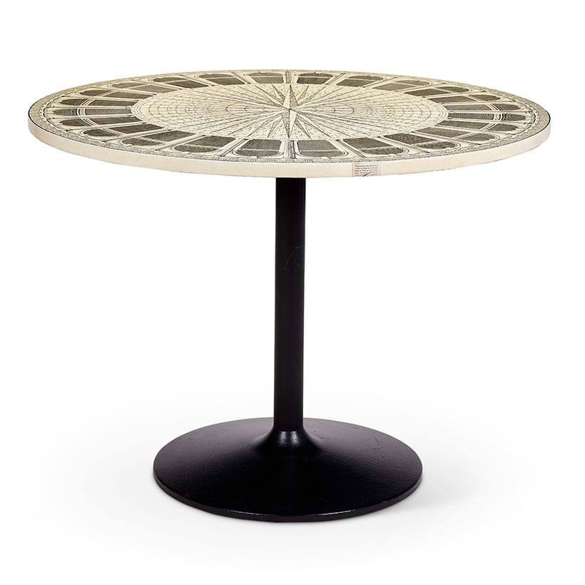 Inline Image - An 'Architettura' Dining Table by Piero Fornasetti (1913-1988) | Sold for £5,292