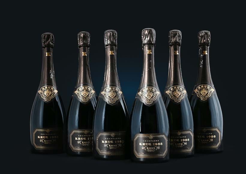 Inline Image - 1988 Krug, 6 bottles | Sold for £4,700 incl.