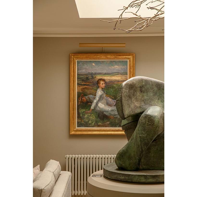 Inline Image - Sir Peter Michael's Private Art Collection | 'Summer in the Fields' by Sir George Clausen, R.A.; The working model of Henry Moore's seminal sculpture 'Locking Piece' | Image courtesy of The Vineyard