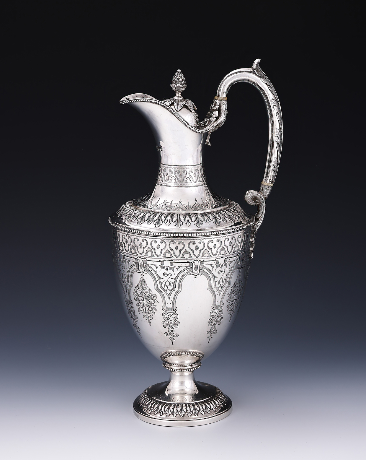Inline Image - Lot 28: Y A Victorian silver ewer, Martin, Hall & Co., London 1890 | Est. £400-600 (+ fees)