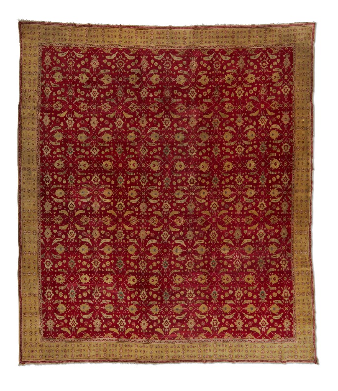 A Large Agra Carpet, North India, Late 19th Century