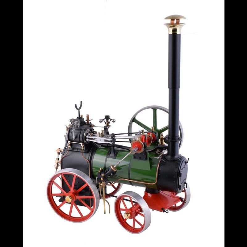 An exhibition standard 1½ inch scale model of a Marshall agricultural portable steam engine 