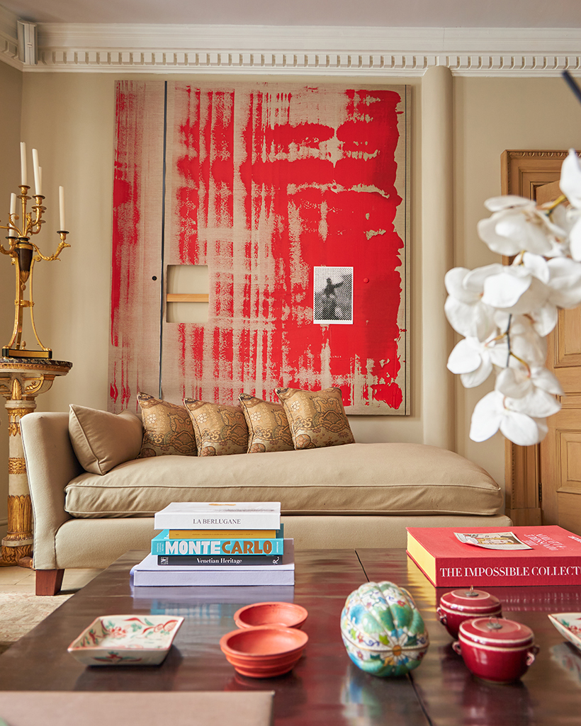 Inline Image - λ Lot 104: Michael Wilkinson (British B. 1965), ‘Seditionaries, No. 5, 2010’, Mixed media with collage on canvas with cut-out | Est. £2,000-3,000 (+ fees)