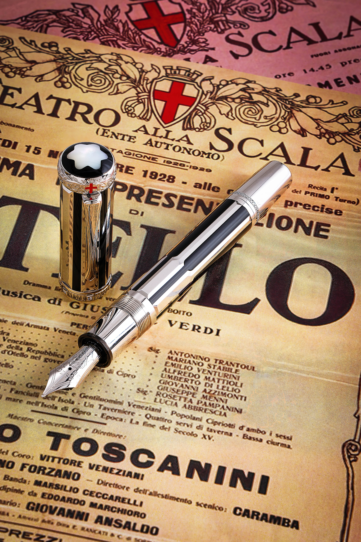 Inline Image - Lot 149: Montblanc, Teatro alla Scala, 78, a limited edition fountain pen, No 77/78, 2004 | Est. £7,000-10,000 (+ fees)