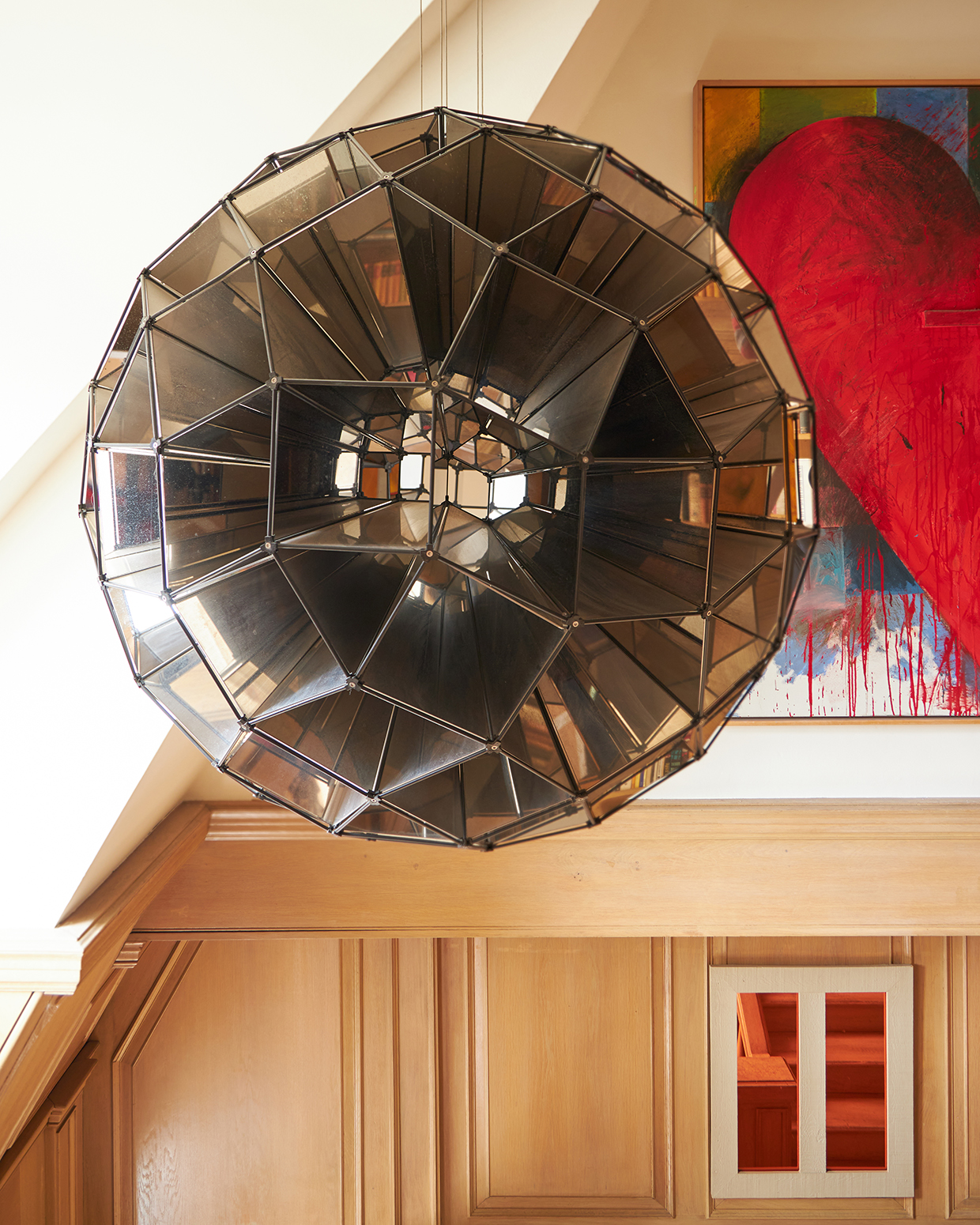 Inline Image - Lot 162: λ Olafur Eliasson (Icelandic-Danish B. 1967), 'Square Sphere', 2007, Stainless steel mirrors and bronzed brass | Est. £50,000-80,000 (+ fees)