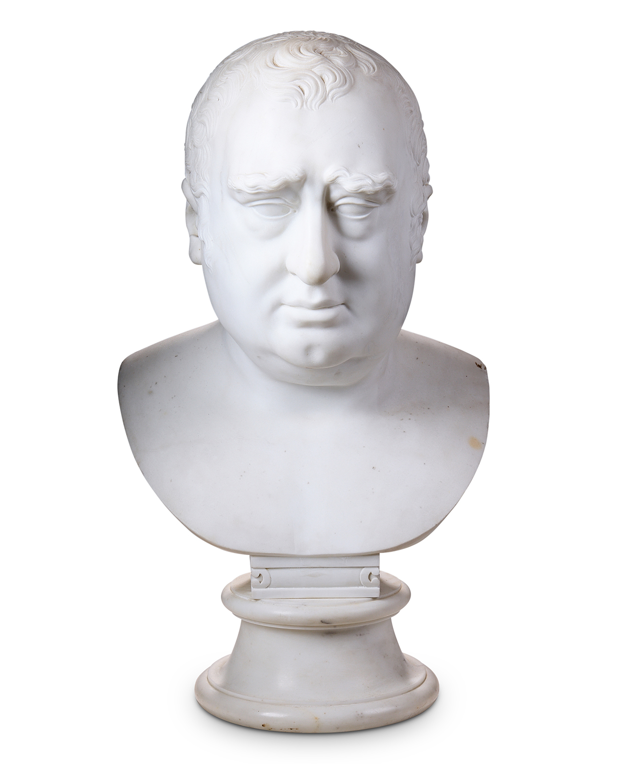 Inline Image - Lot 475: Richard Westmacott (1775-1856), a marble portrait bust of Charles James Fox, 1818 | Est. £6,000-10,000 (+ fees)