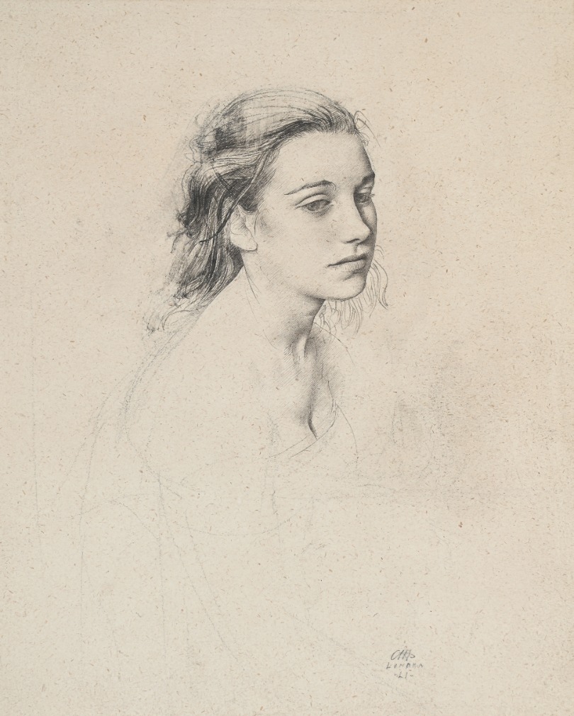 Inline Image - Lot 91: Pietro Annigoni (Italian 1910-1988), Juanita | Est. £3,000-5,000 ( + fees)