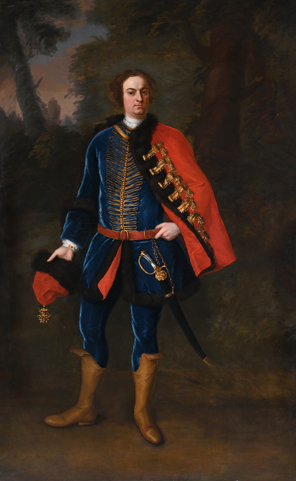 Inline Image - Lot 56: John Vanderbank (British 1694 - 1739), 'The Honourable John Spencer circa 1732', Oil on canvas | Est. £15,000-25,000 (+ fees)