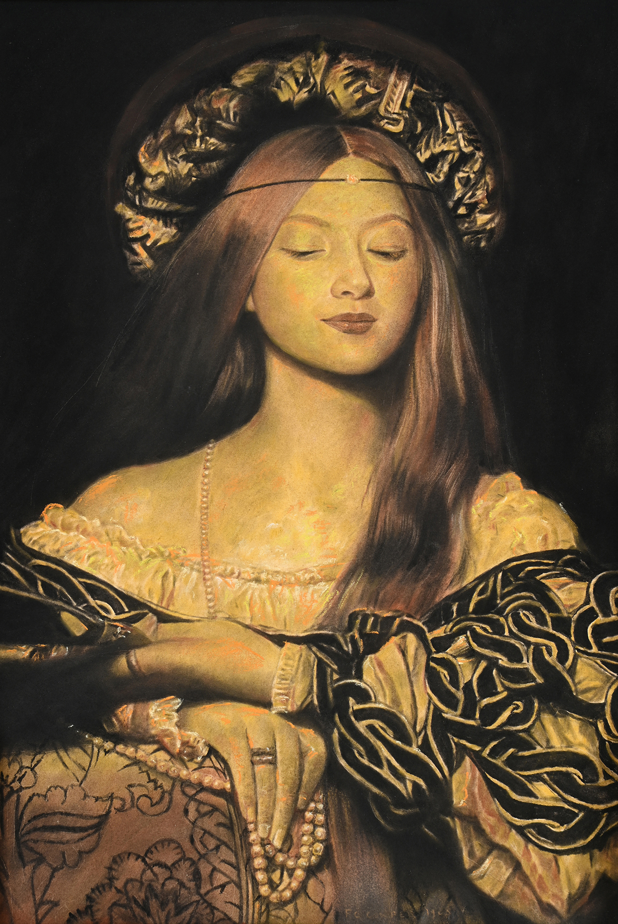 Inline Image - Lot 169: λ Frank Cadogan Cowper (British 1877-1958), 'Vanity', Pastel | Est. £20,000-30,000 (+ fees)