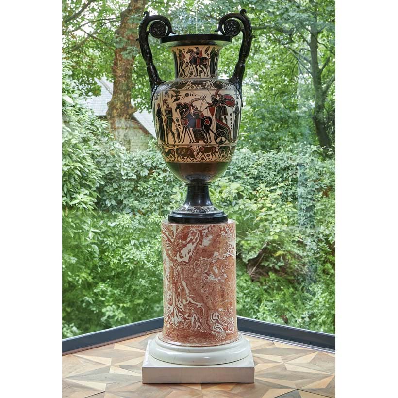Inline Image - Lot 210: Cherinto del Vecchio (Active C. 1820-C.1840) a large and important volute krater in the Greek style, Neapolitan, 1828 | Est. £20,000-30,000 (+ fees)