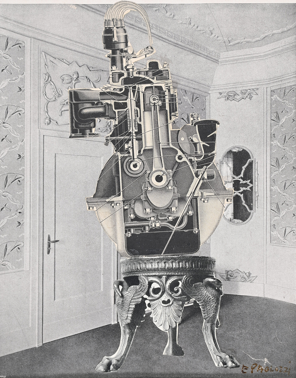 Inline Image - Lot 117: λ Sir Eduardo Paolozzi (British 1924-2005), 'Untitled, History of Nothing', Collage | Est. £2,000-3,000 (+ fees)