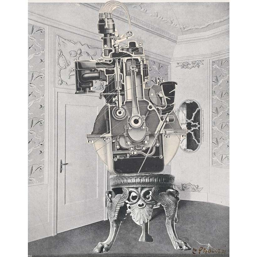 Inline Image - Lot 117: λ Sir Eduardo Paolozzi (British 1924-2005), 'Untitled, History of Nothing', Collage | Est. £2,000-3,000 (+ fees)