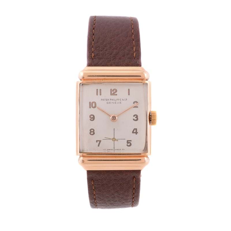 Patek Philippe, ref. 1592, 18 carat gold wrist watch, circa 1945