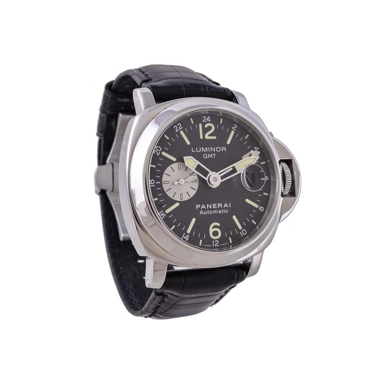 Officine Panerai, Luminor GMT, ref. OP 6761, PAM00088, stainless steel wrist watch