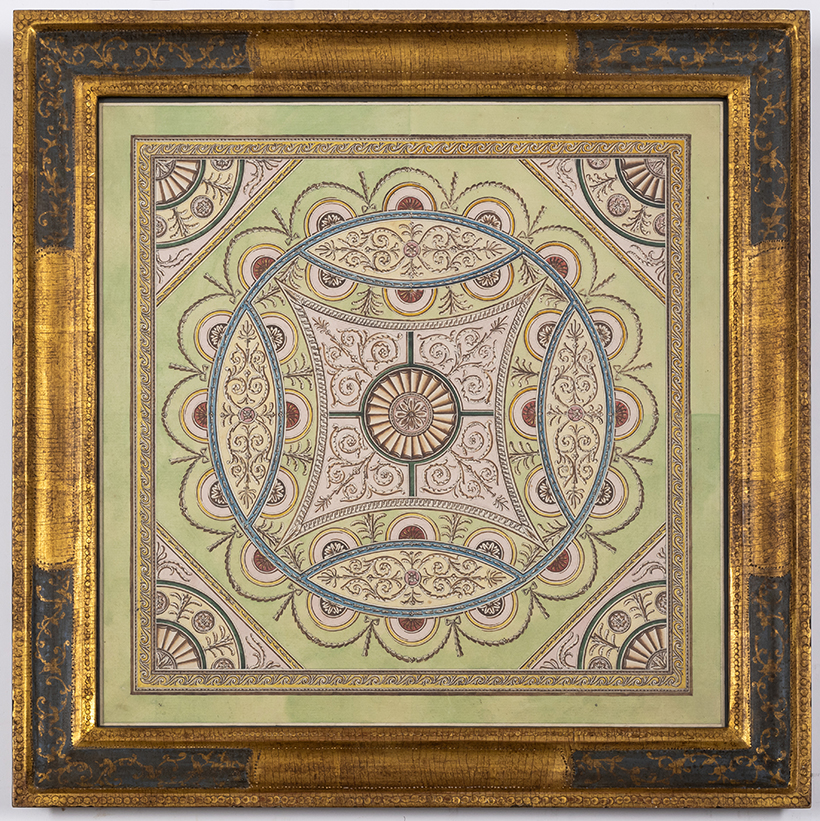 Lot 26 - Richardson (George) Design for a neoclassical ceiling, brush and.jpg