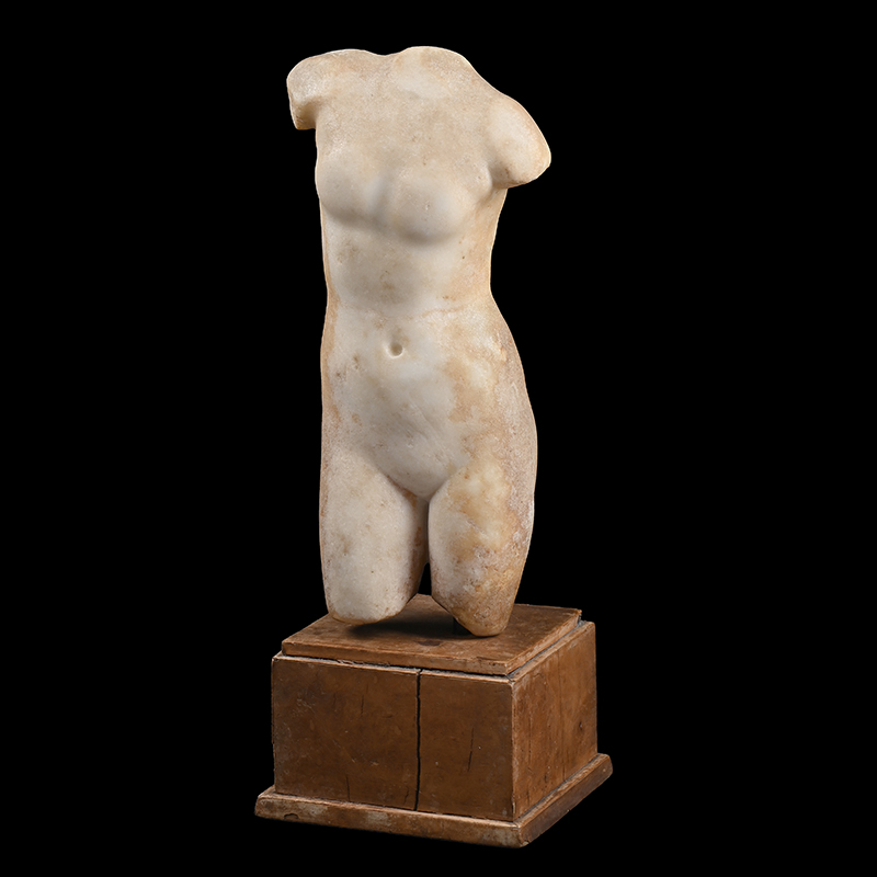 A small roman marble torso of Aphrodite, circa 2nd century A.D.