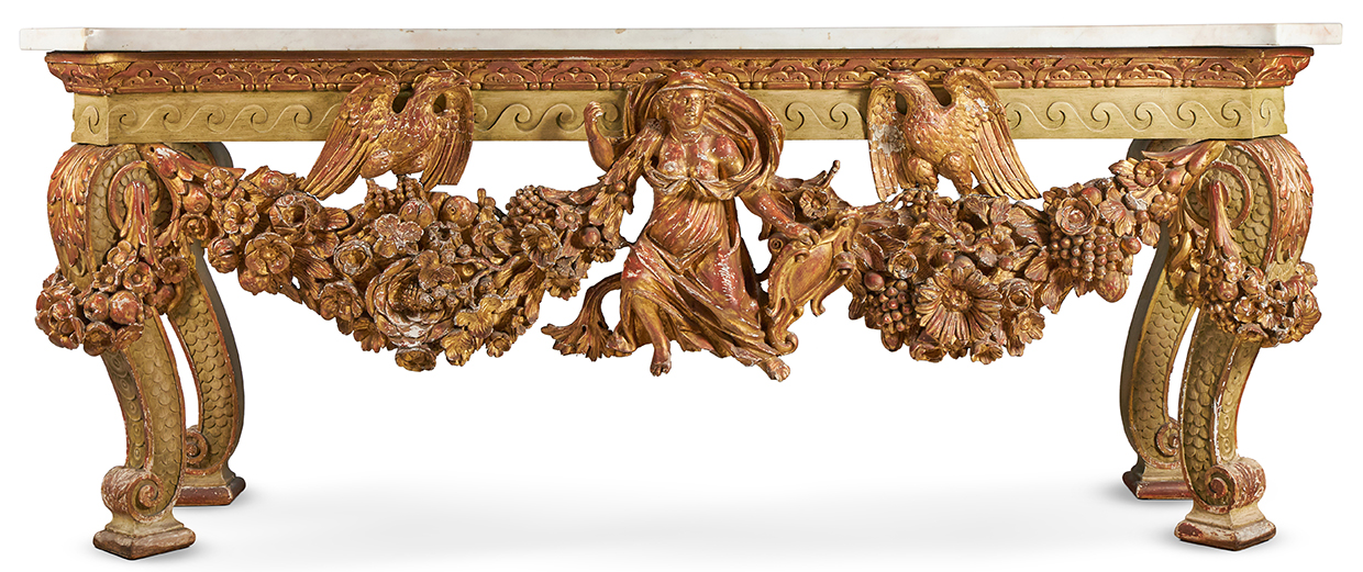 Lot 16 - A Kentian grey-painted and parcel-gilt side table possibly by Lenygon & Morant or Trollope & Sons.jpg