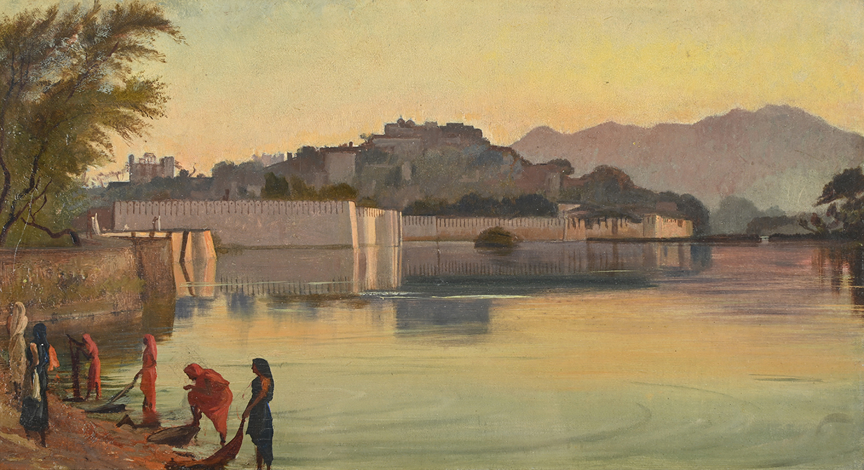 Lot 224 - George Howard (British 1843 - 1911), 'Udaipur, India'.jpg
