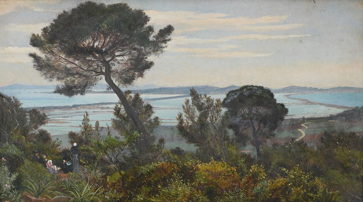 Lot 225 - George Howard (British 1843 - 1911), 'Costebelle near Hyéres'.jpg