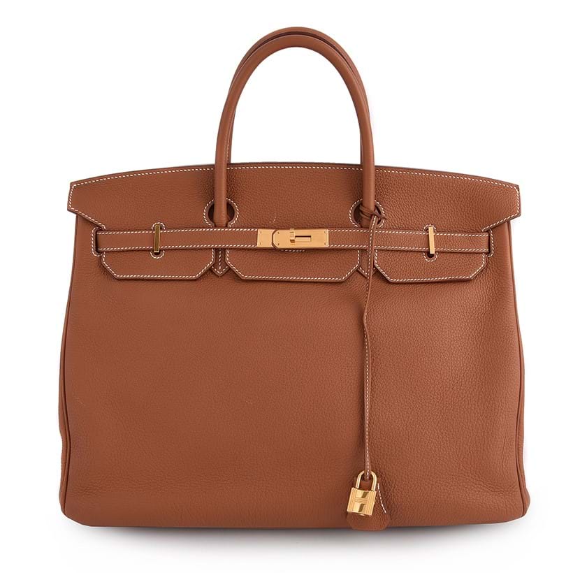 Inline Image - Hermès, Birkin 40, a tan togo leather handbag circa 2015 | Sold for £7,308