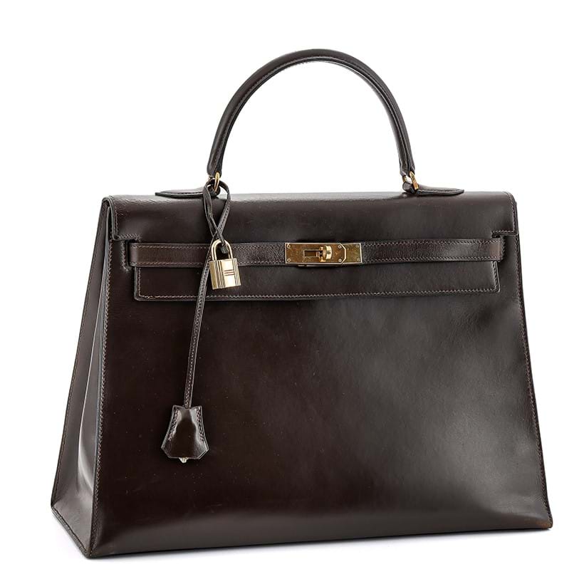 Inline Image - Hermès, Kelly, a brown box calf leather handbag circa 1970 | Sold for £3,150