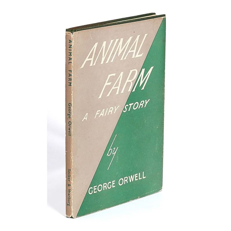 George Orwell, Animal Farm, A Fairy Story, first edition [London, Secker & Warburg, 1945]