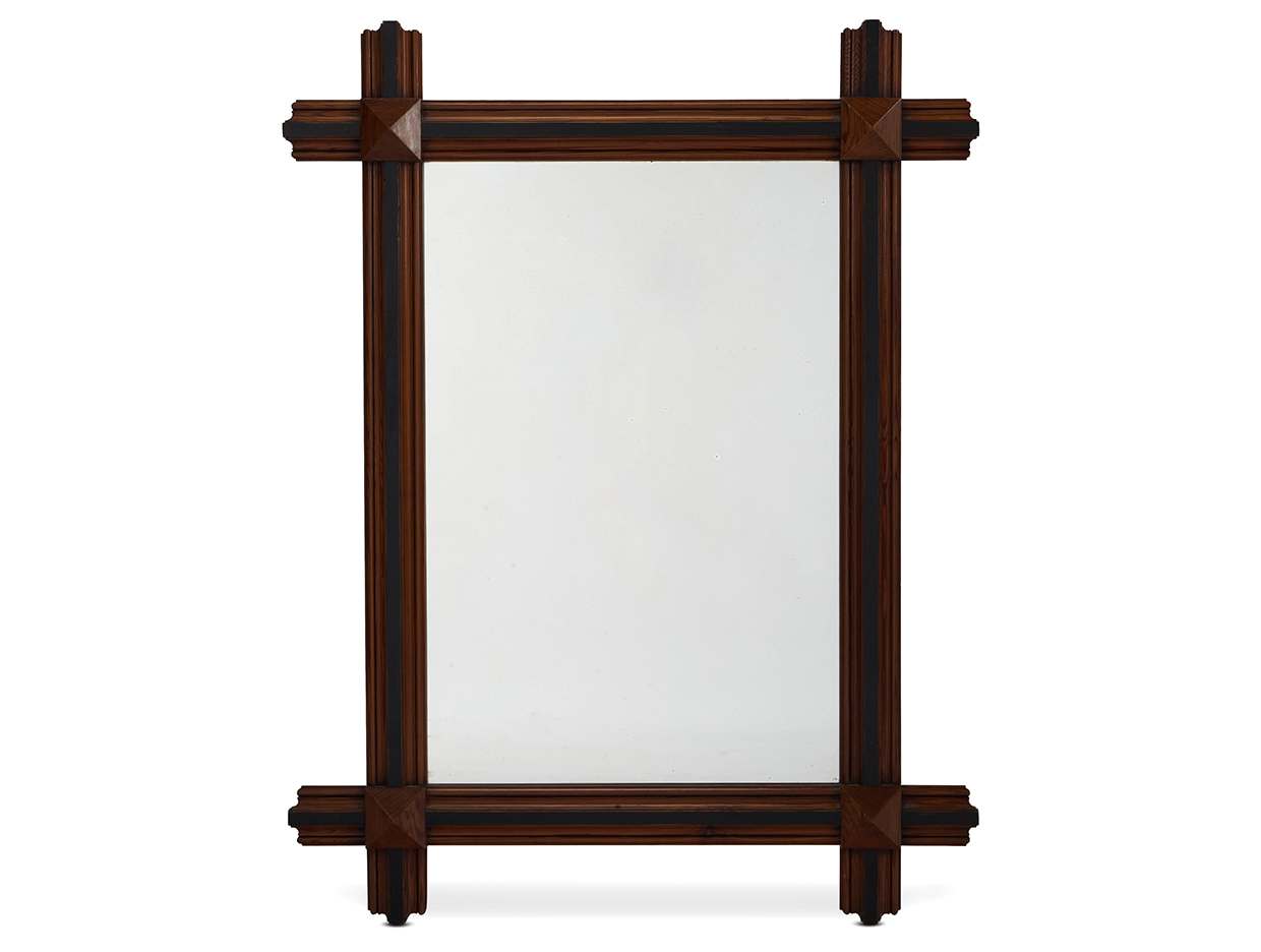 Sibyl Colefax & John Fowler auction - Lot 64 - an ebonised pitch pine mirror.jpg