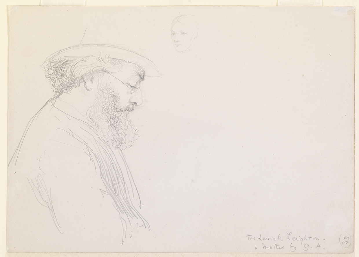 George Howard, Frederic Leighton sketching, 1880s. Leighton House © Royal Borough of Kensington and Chelsea.jpg
