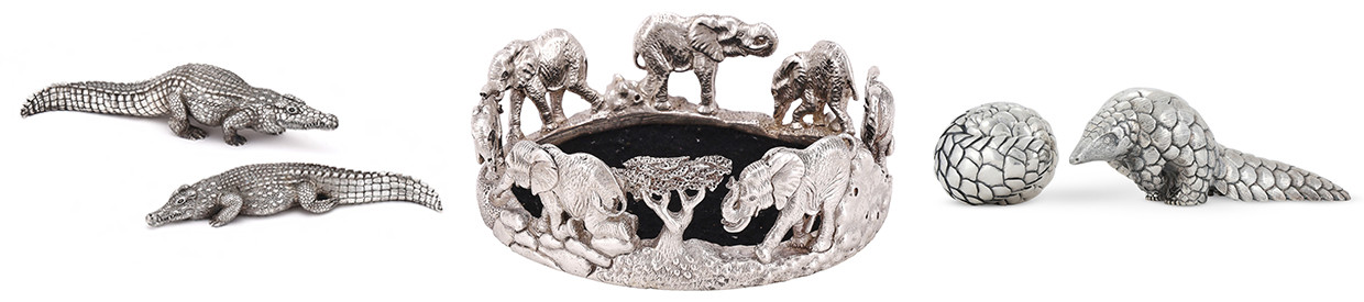 Exquisite Fine Silver African Wildlife Sculptures by Patrick Mavros | Fine Silver & Objects of Vertu | Wednesday 19 February 2025