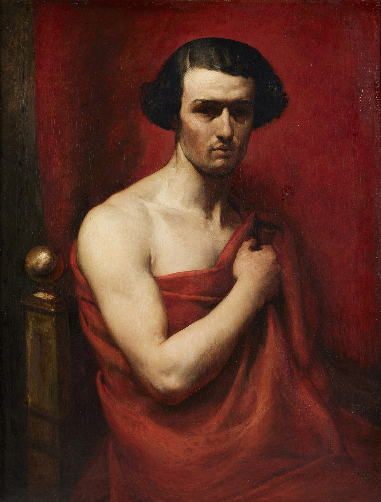 Inline Image - Lot 101: William Etty (British 1787-1849), 'Portrait of the actor William Charles Macready apparently in the role of Hamlet', Oil on canvas | Est. £6,000-8,000 (+ fees)