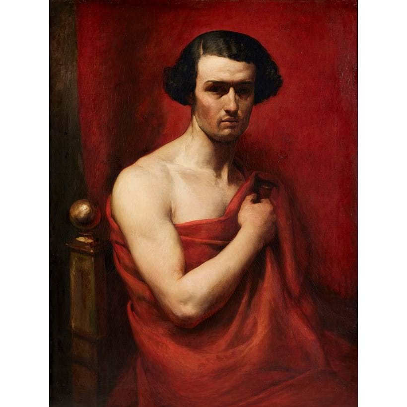 Inline Image - Lot 101: William Etty (British 1787-1849), 'Portrait of the actor William Charles Macready apparently in the role of Hamlet', Oil on canvas | Est. £6,000-8,000 (+ fees)