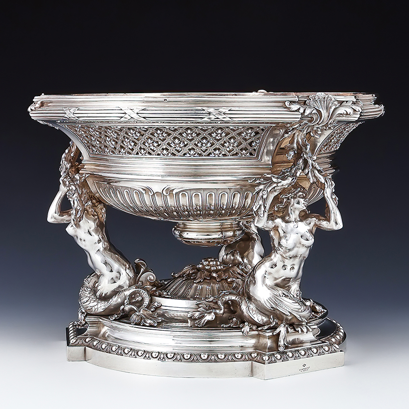 14724 Lot 124 A French Silver Center Piece, H. Fres & Cie, Retailed By Boin-Taburet, Paris, .950 Export Mark, Early 20th Century.jpg