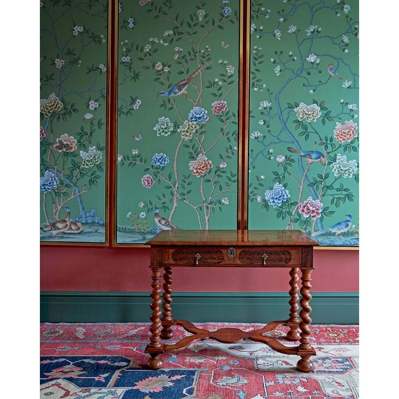 Inline Image - Lot 12: A rare William & Mary walnut and arabesque marquetry side table, in the manner of Gerrit Jensen, circa 1690 | Est. £6,000-8,000 (+ fees)