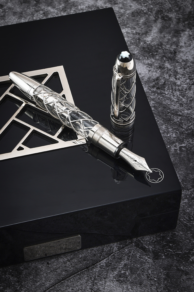 Inline Image - Montblanc, Meisterstück 149, Skeleton, 333 a limited edition fountain pen, no. 090/333, 2001 | Sold for £6,930