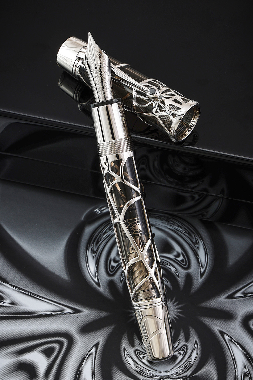 Inline Image - Montblanc, Magical Black Widow Skeleton 88 a limited edition fountain pen, no. 36/88, 2004 | Sold for £16,380