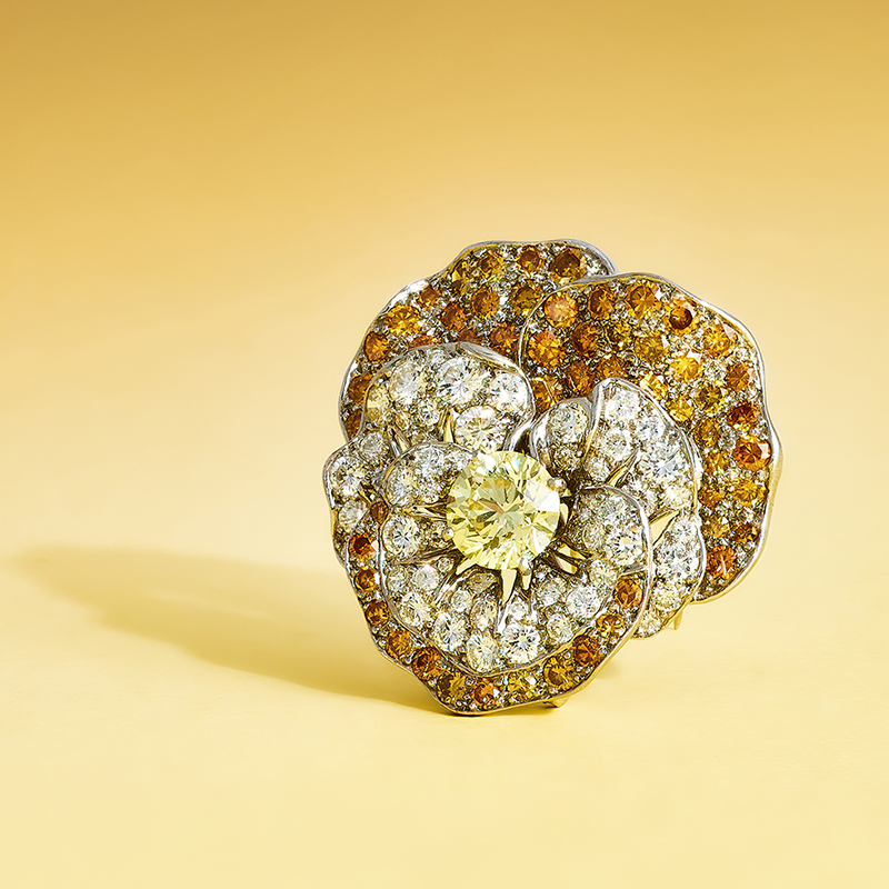 Blooming Elegance: A Stunning Oscar Heyman Pansy Brooch Captures the Essence of Spring | Fine Jewellery Auction | 19 March 2025