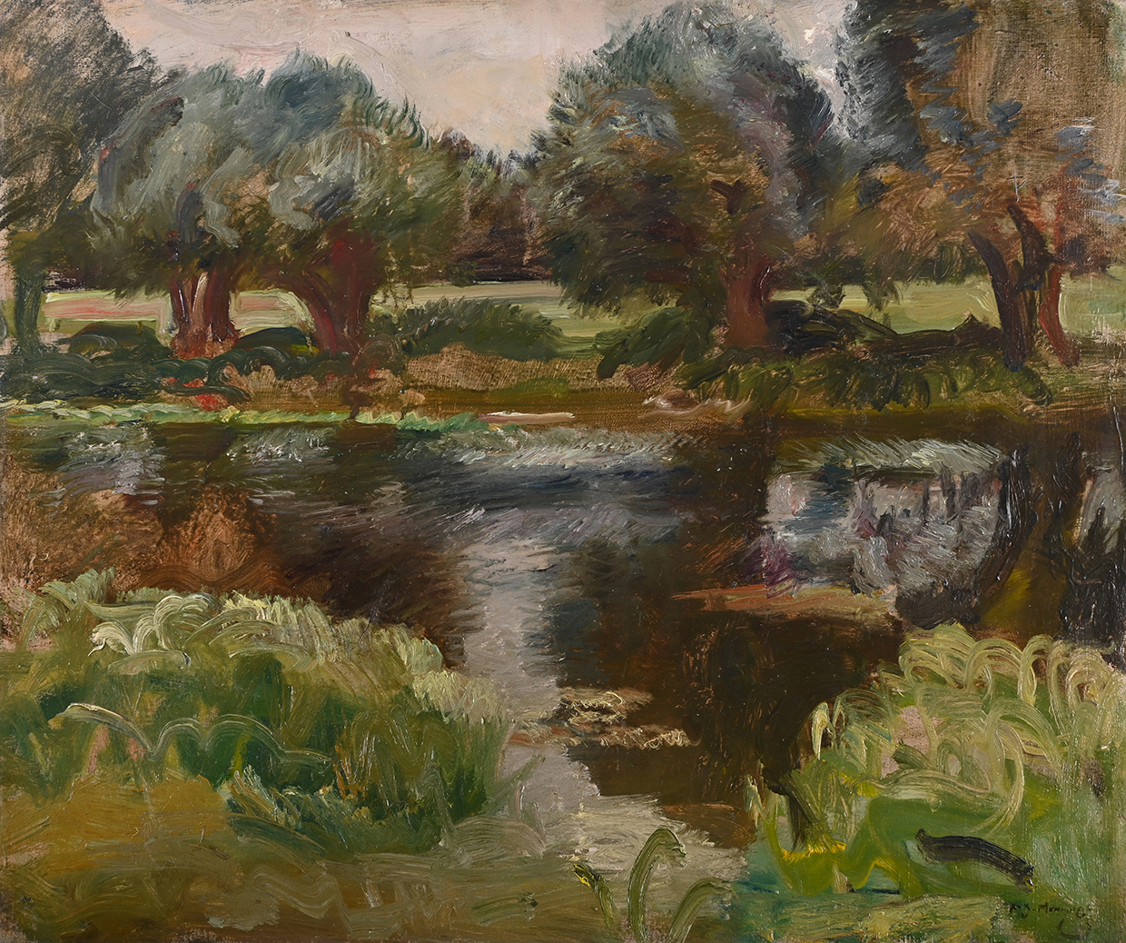 Lot 45 - Willows near Langham Pool by Sir Alfred Munnings.jpg