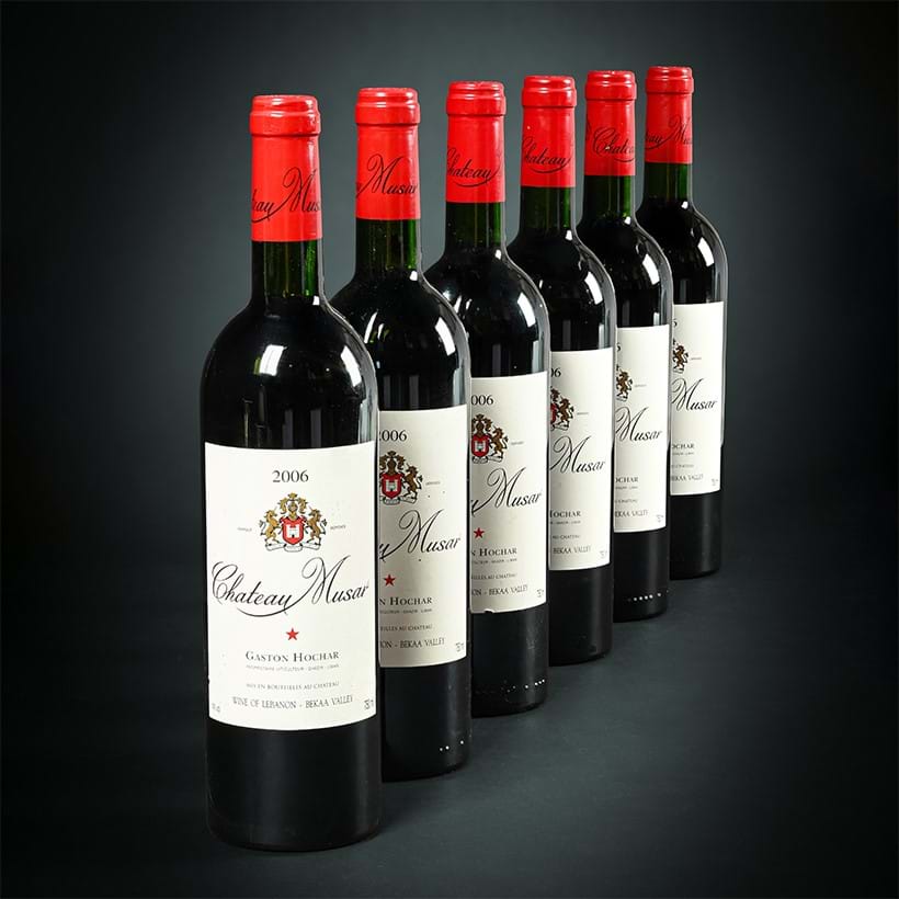 Inline Image - Lot 246: 2006 Chateau Musar, 6x75cl | Est. £200-300 (+ fees)