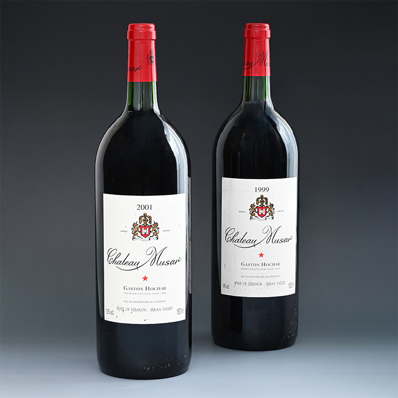 Inline Image - Lot 248: 2001 & 1999 Vintages of Chateau Musar | Est. £200-300 (+ fees)