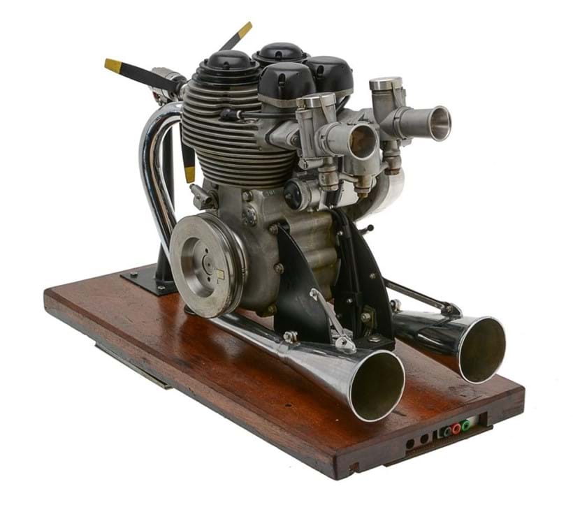 Inline Image - 1/2 size working model of a Matchless G45 twin cylinder motor cycle engine, 
Est. £1,000-1,500 (+fees)