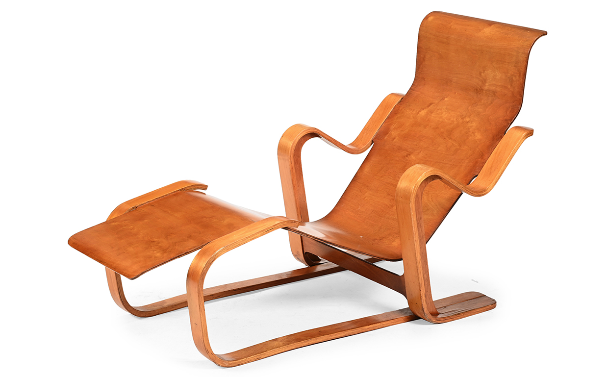 Lot 108 - Modern Design and Decorative Art  - a 'long chair' by Marcel Breuer.jpg